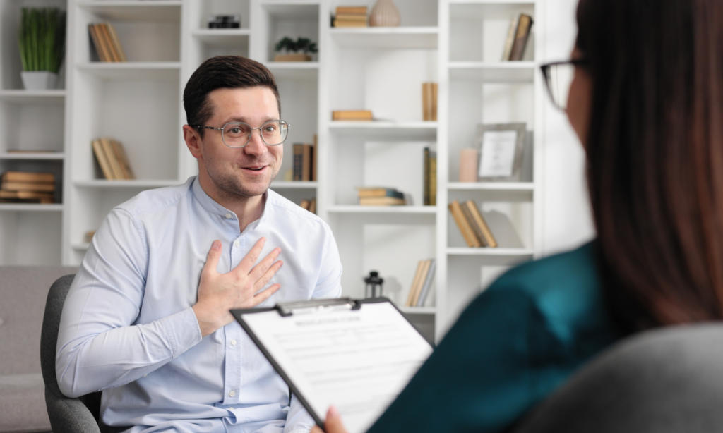 a man doing some health consultation