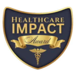 Philly Wellness Center holistic healthcare in Pennsylvania. Healthcare Impact Award logo.